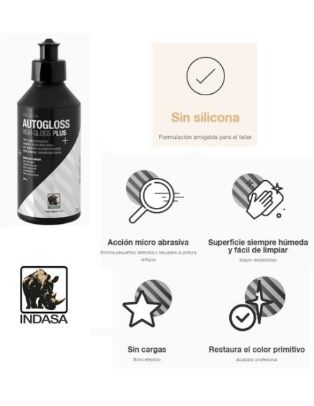 RHYNO AUTOGLOSS PLUS ABRILLANTADOR 250 ml.