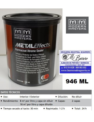 METAL EFFECT PERMACOAT XTREME 946 ML.