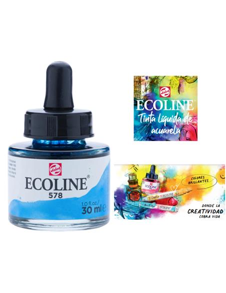ECOLINE FR.30 ML. AZUL CELESTE-578-