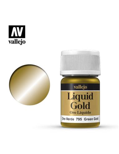 LIQUID METAL - ORO LIQUIDO 795 - ORO VERDE 35 ml.