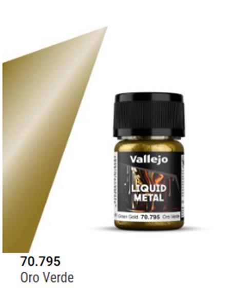 LIQUID METAL - ORO LIQUIDO 795 - ORO VERDE 35 ml.