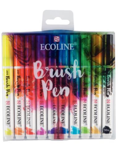 ECOLINE BRUSHPEN SET 10 - SURTIDO