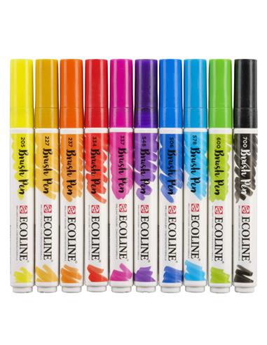 ECOLINE BRUSHPEN SET 10 - SURTIDO