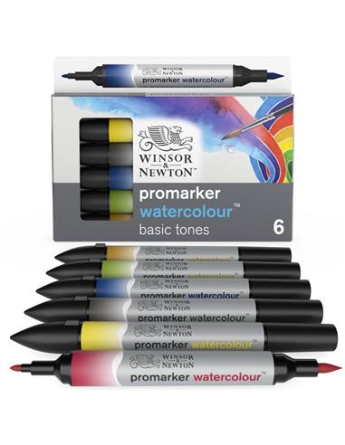 W&N WATERCOLOUR MARKER 6 PZ