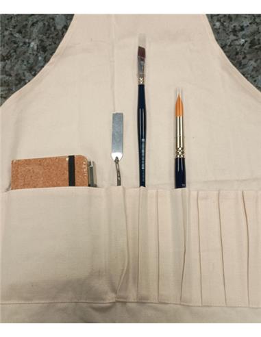 DELANTAL PINTURA DE TELA - UD