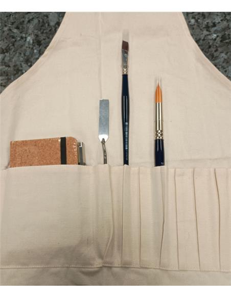 DELANTAL PINTURA DE TELA - UD