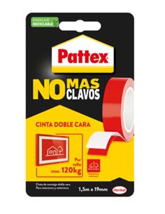 PATTEX NO MAS CLAVOS ROLLO 1.5mX19mm