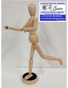 MANIQUI MAGNETICO MADERA 30 cm