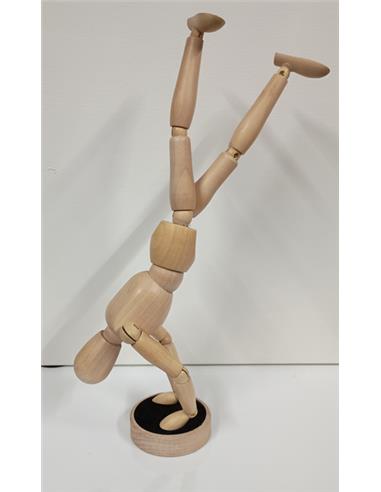 MANIQUI MAGNETICO MADERA 30 cm