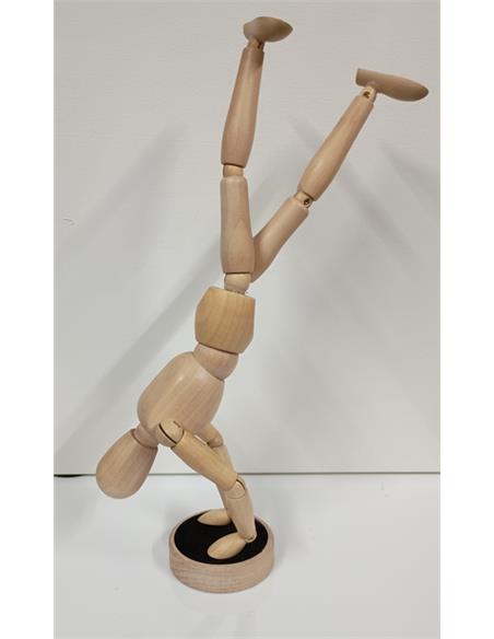 MANIQUI MAGNETICO MADERA 30 cm