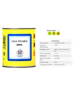 LACA PELABLE CINCO AROS AZUL 750 ml. 2