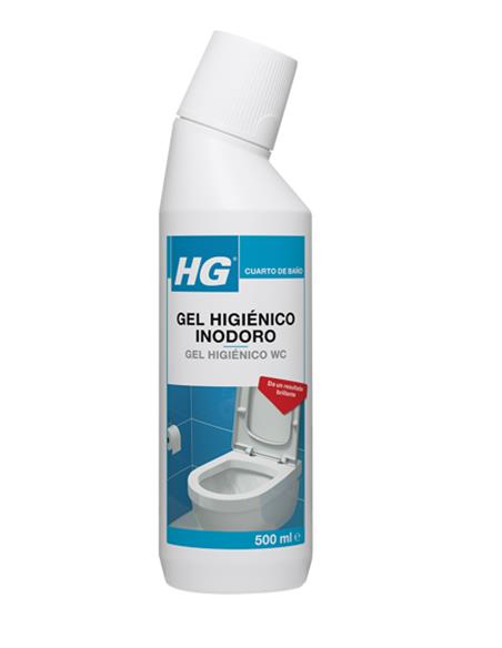 Hg gel higienico limpiaddor inodoro 500 ML.