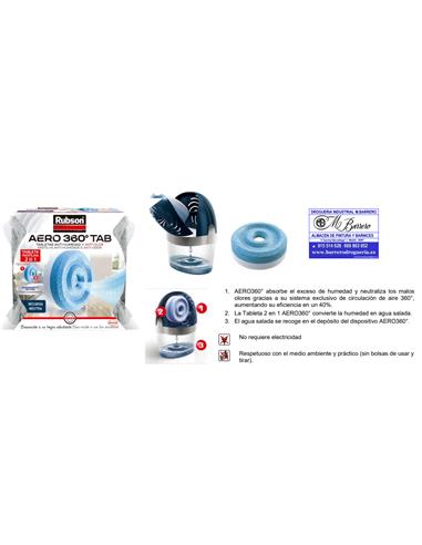 RECAMBIO DESHUMIDIFICADOR RUBSON AERO 360 - 450 g