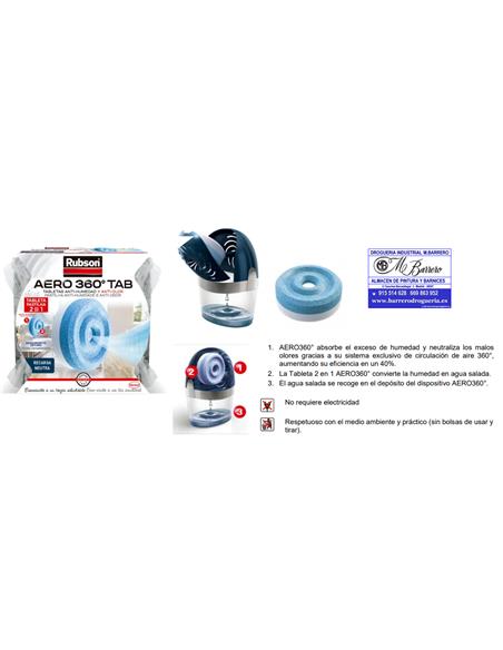 RECAMBIO DESHUMIDIFICADOR RUBSON AERO 360 - 450 g
