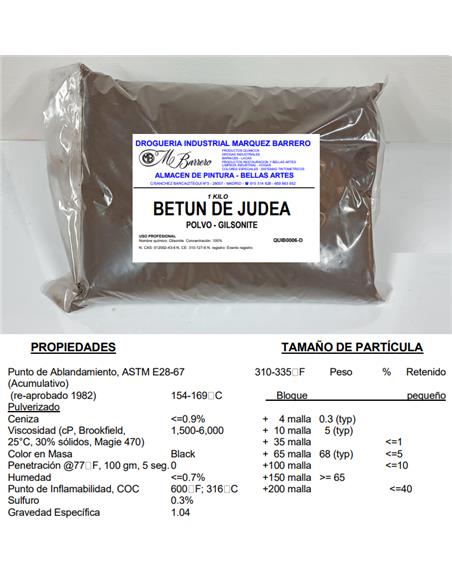BETUN DE JUDEA GRANO (GILSONITA) 1 Kg.