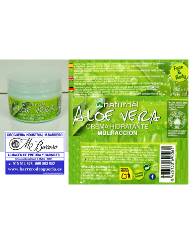 CREMA HIDRATANTE MULTIACCION 250 ml.