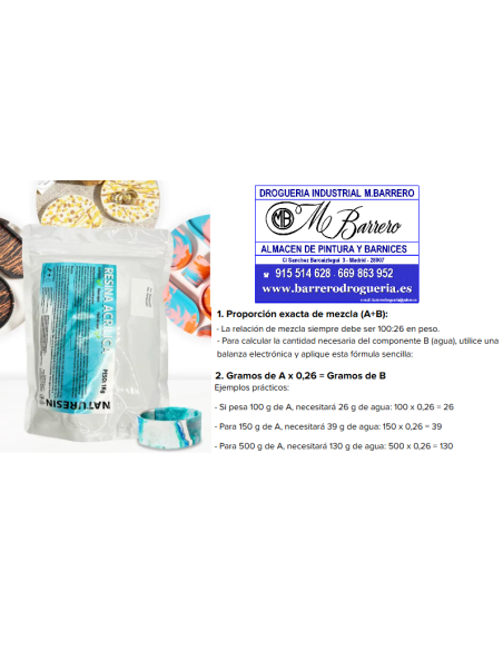NATURESIN 1 KILO (RESINA ACRILICA)
