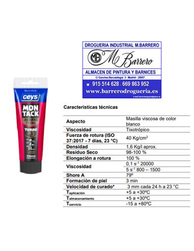 CEYS MONTACK TURBO BLANCO TUBO 125 ML