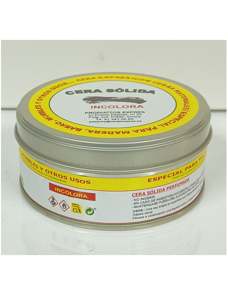 CERA SOLIDA INCOLORA  250 ml.