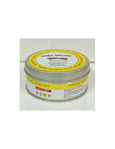 CERA SOLIDA INCOLORA  250 ml.