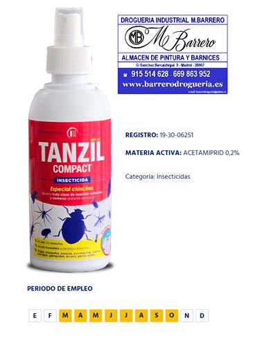 TAZIN COMPACT INSECTICIDA 250 ml.