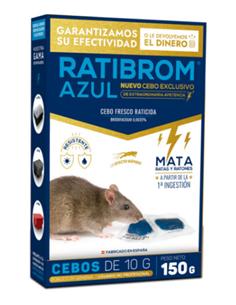 RATIBROM AZUL CEBO FRESCO ESTUCHE 150 G
