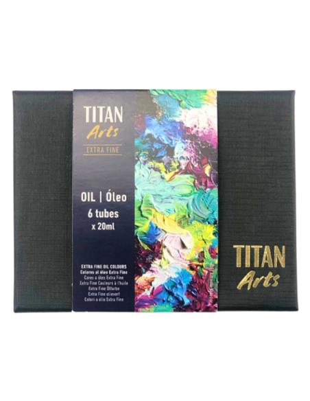 SET OLEO TITAN EXTRA FINO 6 TB DE 20 ml.