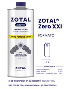 DESINFECTANTE ZOTAL ZERO 1 LT