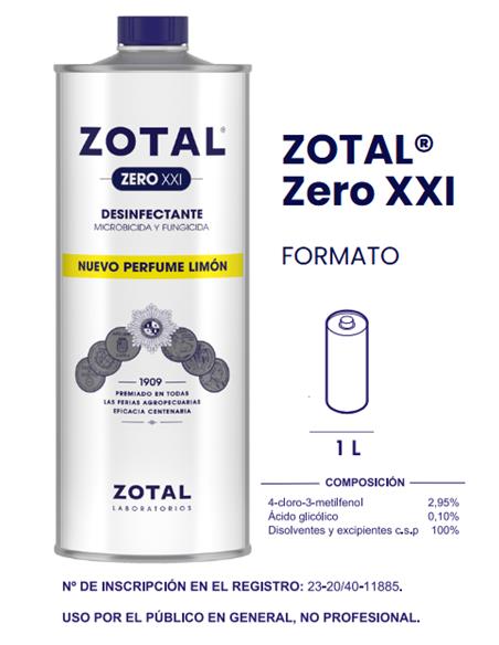DESINFECTANTE ZOTAL ZERO 1 LT
