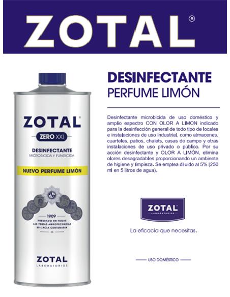 DESINFECTANTE ZOTAL ZERO 1 LT