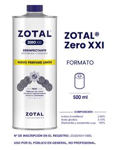 DESINFECTANTE ZOTAL ZERO 500 Gramos