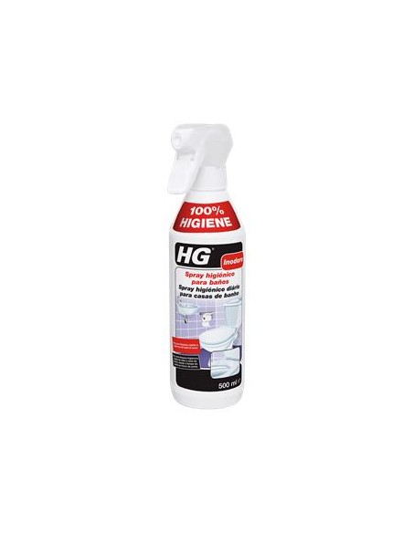 Hg spray limpiador higienico baños 500 ML.