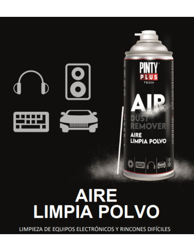 SPRAY AIRE LIMPIA POLVO 520 cc PINTYPLUS TECH