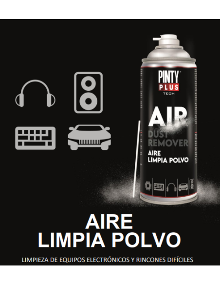 SPRAY AIRE LIMPIA POLVO 520 cc PINTYPLUS TECH