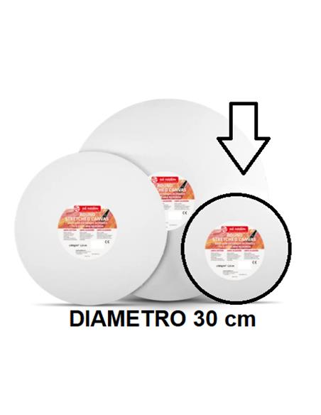 BASTIDOR ALG REDONDO ENTELADO 30 CM DIAMETRO