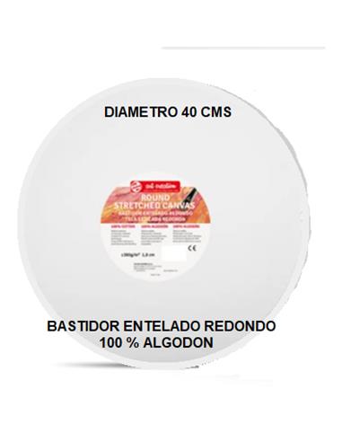 BASTIDOR ALG REDONDO ENTELADO 40 CM DIAMETRO