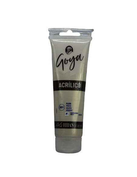 ACRILICO GOYA ESTUDIO PLATA 125 ml.