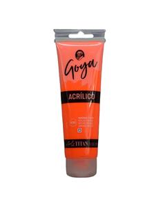 ACRILICO GOYA ESTUDIO ANARANJADO FLUOR 125 ml. 2