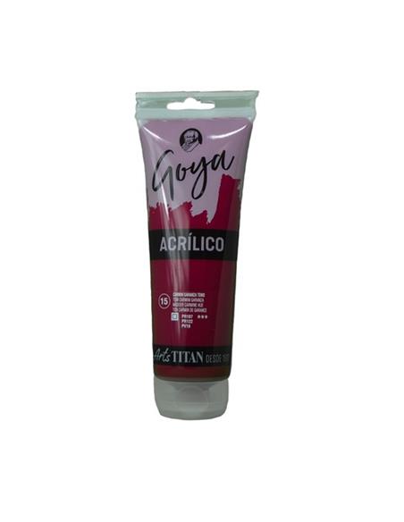 ACRILICO GOYA ESTUDIO CARMIN GARANZA TONO 230 ML