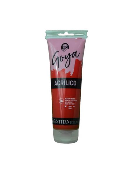 ACRILICO GOYA ESTUDIO ROJO GOYA OSCURO 230 ML