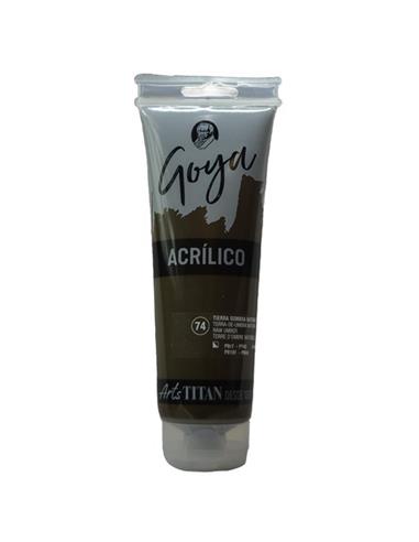 ACRILICO GOYA ESTUDIO TIERRA SOMBRA NATURAL 230 ML