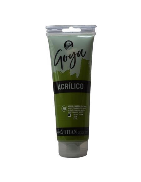 ACRILICO GOYA ESTUDIO VERDE CINABRIO TOST.230 ML
