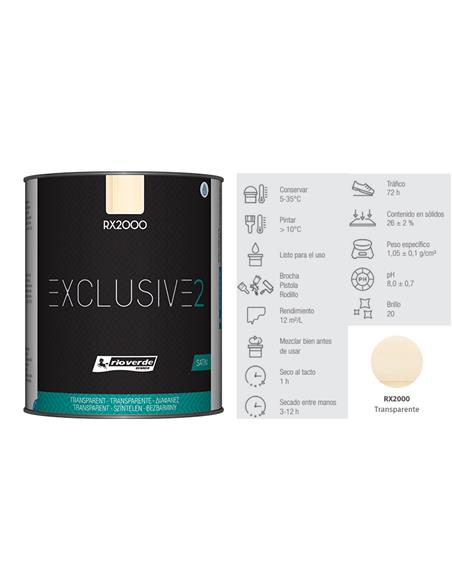 EXCLUSIVE 2 - INCOLORO SATINADO 250 ml