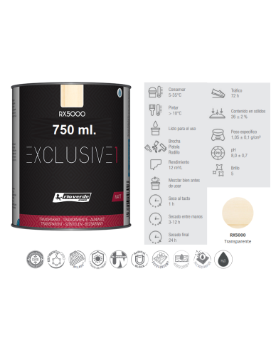 Exclusive 1 - incoloro 750 ml.