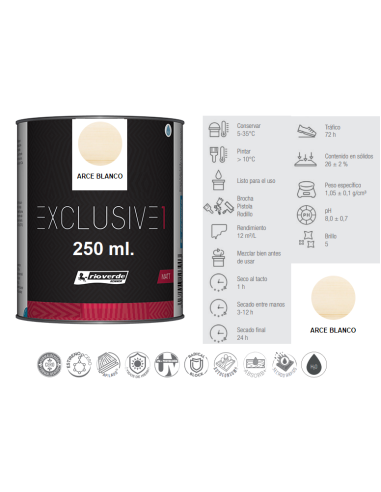 EXCLUSIVE 1 - BLANCO ARCE MATE 250 ml.