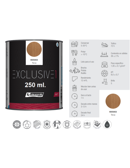 EXCLUSIVE 1 - TEKA MATE 250 ml.