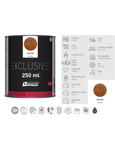 EXCLUSIVE 1 - CAOBA MATE 250 ml.