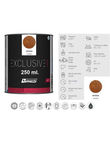 EXCLUSIVE 1 - CAOBA MATE 250 ml.