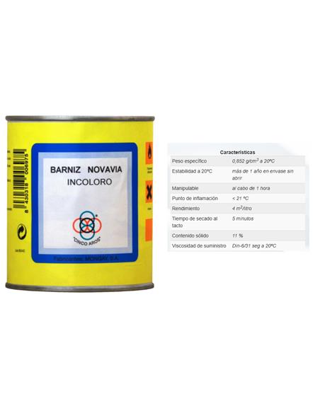 BARNIZ NOVAVIA TENSADOR INCOLORO MONGAY 750 ml.