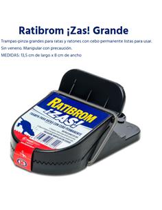RATIBROM ZAS TRAMPA RATA - UNIDAD